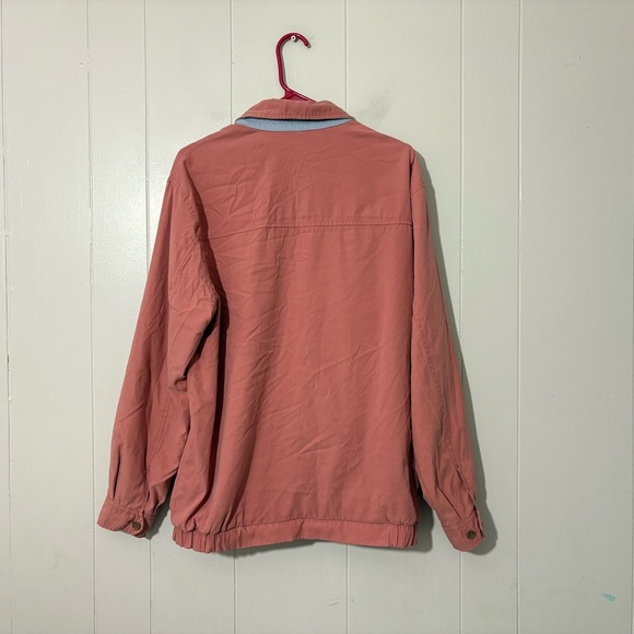 Peter Millar Mens Golf Jacket Salmon Full Zip Size M - Picture 9 of 12